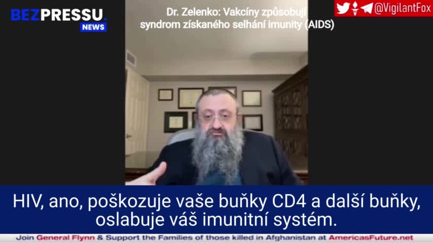 DR. ZELENKO: VAKCÍNY ZPŮSOBUJÍ SYNDROM ZÍSKANÉHO SELHÁNÍ IMUNITY AIDS