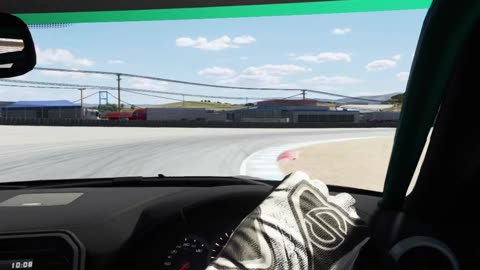 3/3 - Assetto Corsa | POV | INSANE GTR Titanium Exhaust | Laguna Seca | Logitech G25