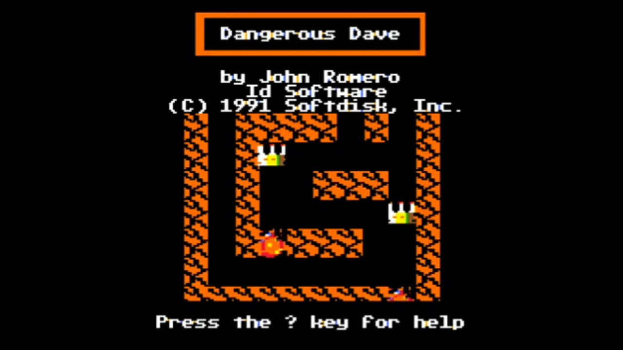 Double Dangerous Dave - Apple II Gameplay