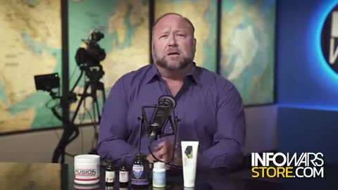 ALEX JONES TAKES IVERMECTIN HORSE PASTE LIVE ON AIR - BANNED VIDEO 09.05.22