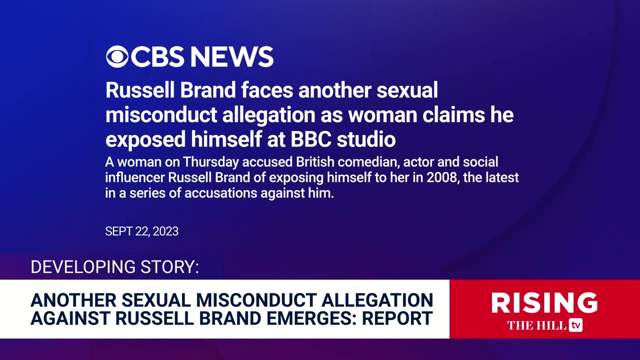 NEW Russell Brand Accuser Comes Fwd, Agent DROPS Him Amid Slew Of Sexual Misconduct Allegations