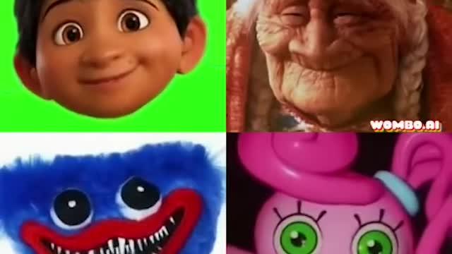 Famous People, Animation, hulk,moai,Squid game doll singing Mommy Mama 1 #Shorts.