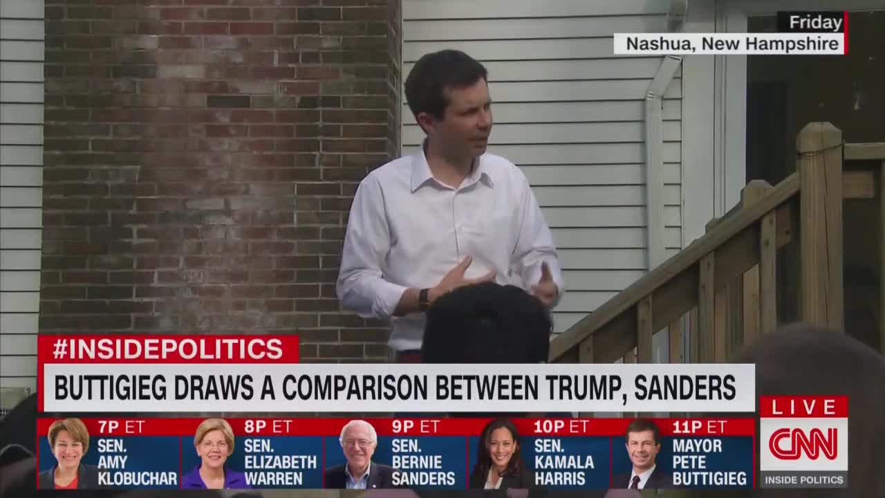 Pete Buttigieg disses rival Bernie Sanders