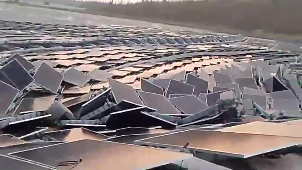 The world's largest floating solar farm is semi destroyed