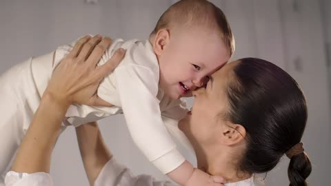 Cute baby mother love video