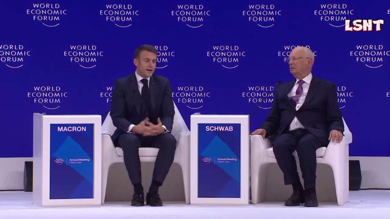 DAVOS 2024: Special Address EMANUEL MARCON President of France