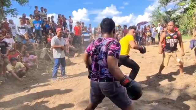 They Were Boxing Because Of A Woman!