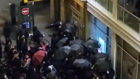 Antifa rioting in parts of France