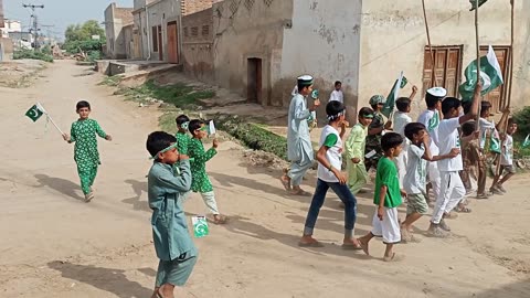 Pakistan Happy Independence Day || Child Are Happy 😊 On Independence Day|| 14th August 1947