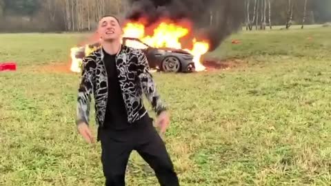 Литвин burned his Mercedes for 12 million/Литвин сжёг свой мерседес за 12 миллионов