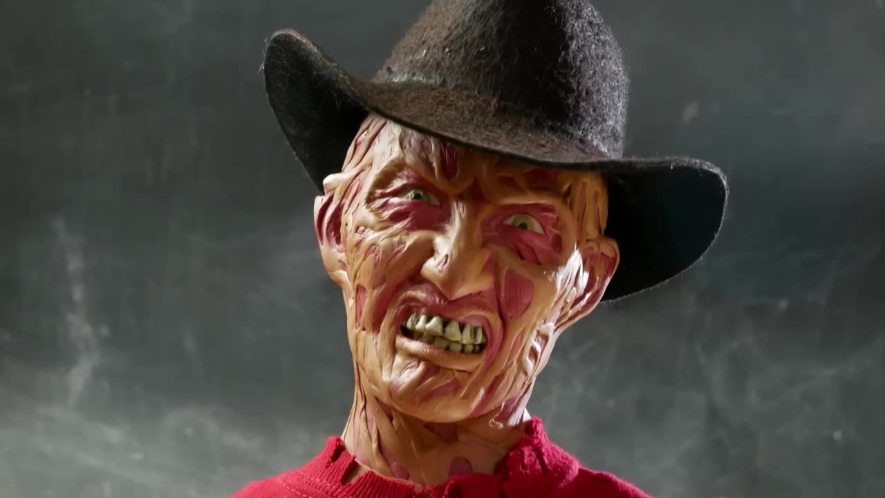 Freddy Krueger Melting Effect Made With Crayons