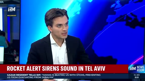 WATCH_ Sirens sounds in Tel-Aviv over our broadcast with Benita Levin and Zach A