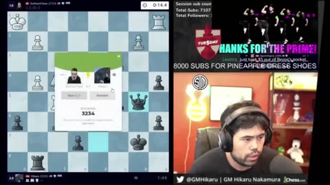 Levy Runs into Hikaru in Titled Tuesday | Sync CHESS