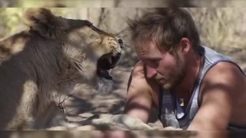Man Saved A Baby Lion, Look How The Lion Reacted Years Later