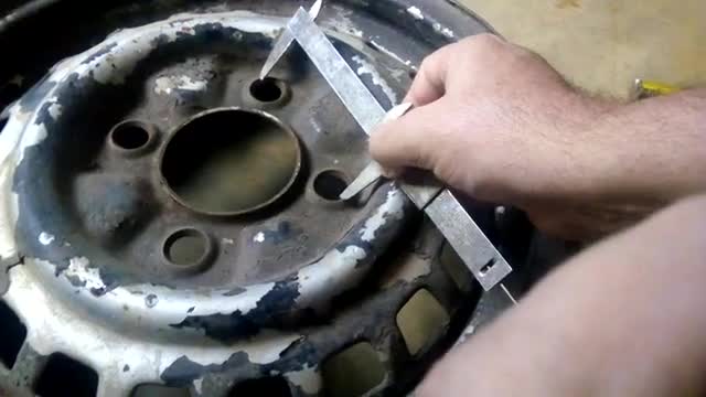 Furação da roda do fusca 4x110, e do passat 4x85.