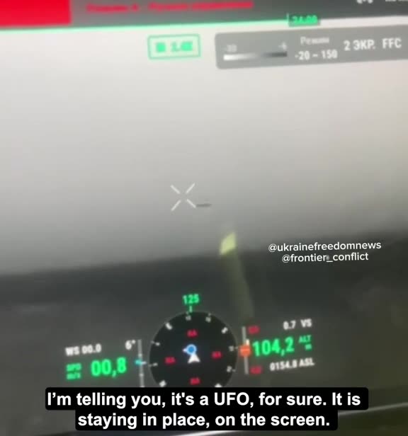 LARGE FLYING DISC IN UKRAINE.. #