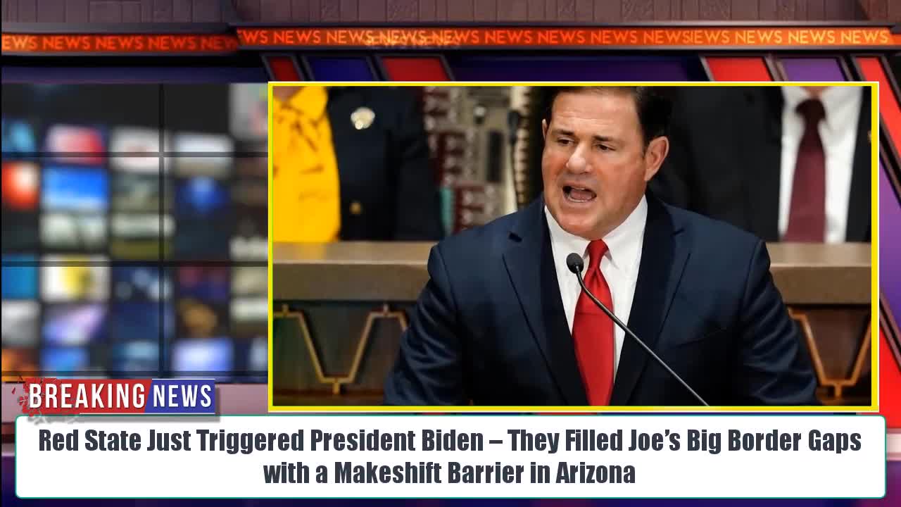 Red State Just Triggered Biden – They Filled Joe’s Big Border Gaps with a Makeshift Barrier in AZ