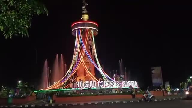 The siginjai jambi keris monument