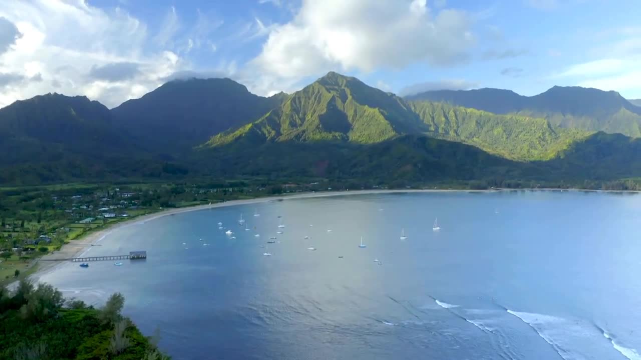 Aerial - Hawaii Drone Footage with