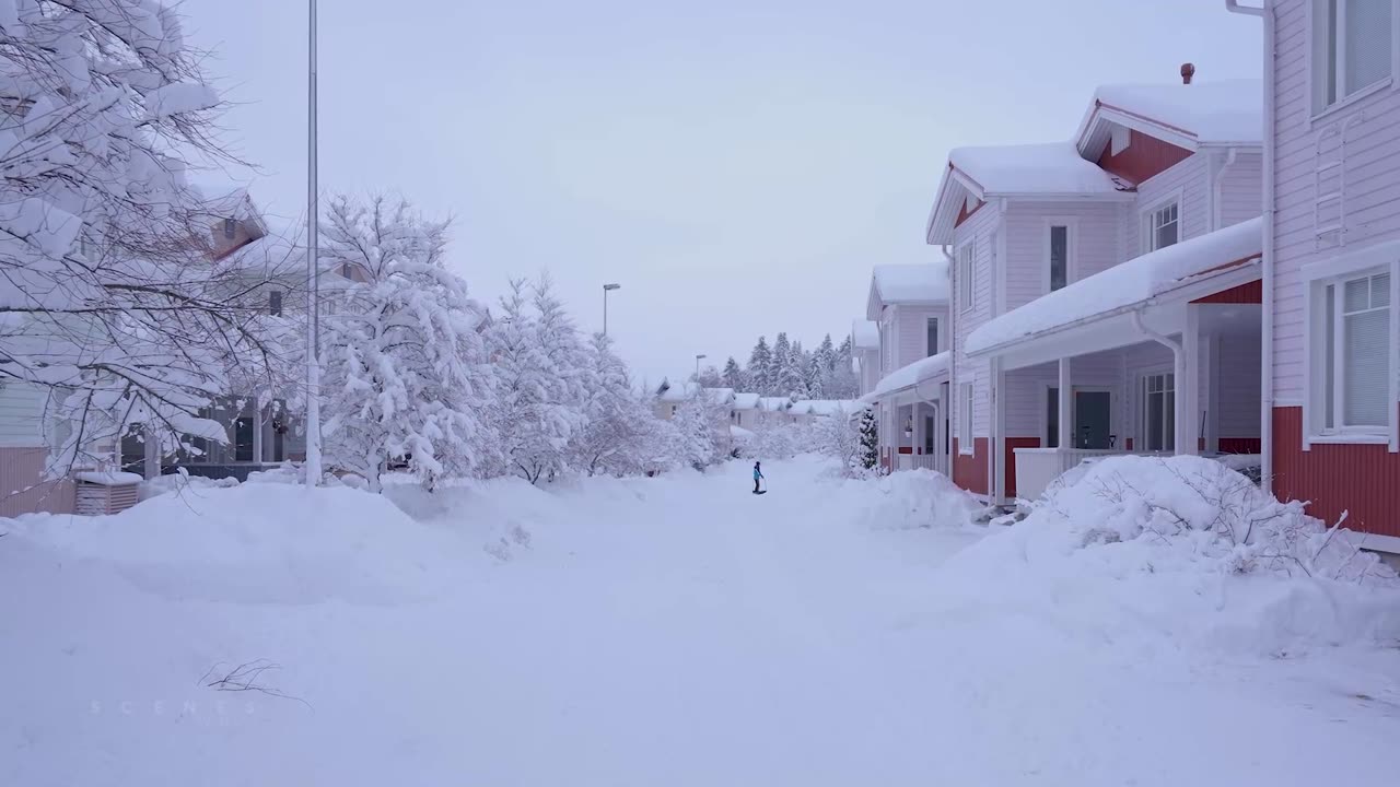 Magical Snow Walk in Winter Wonderland ⛄ Life in Finland