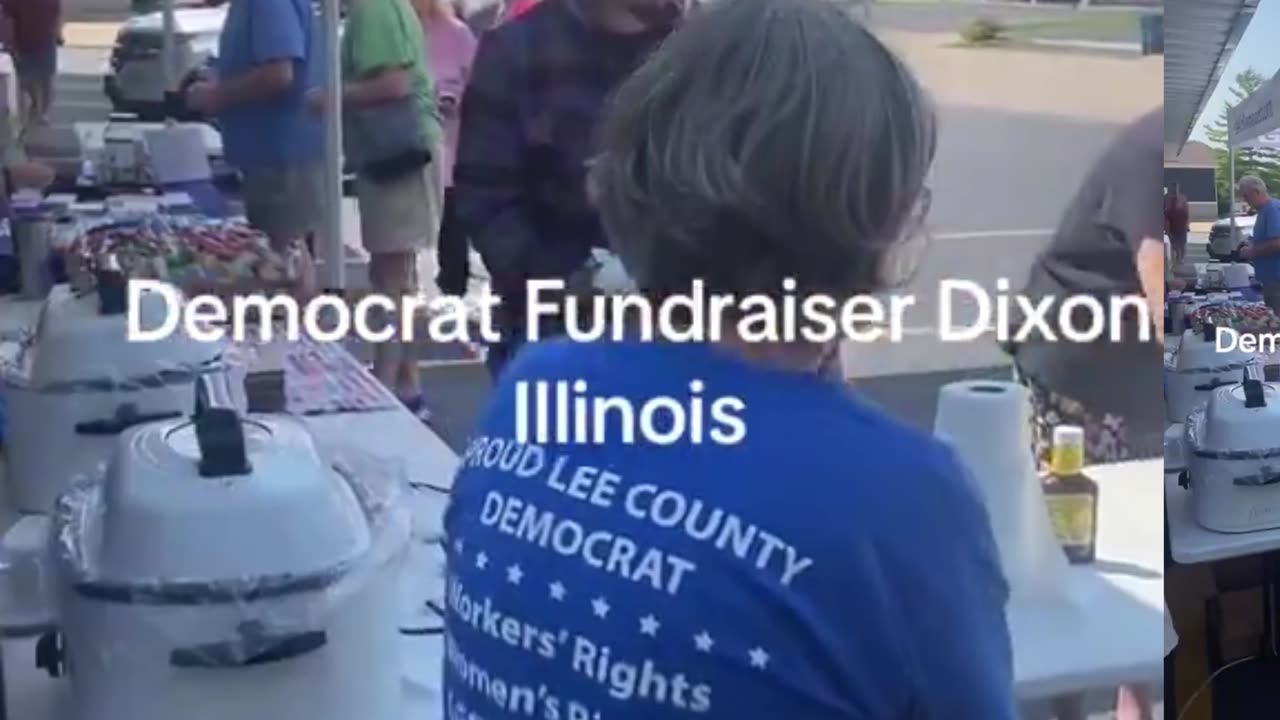 🚨 10 people showed up Kamala Harris cookout fundraiser event