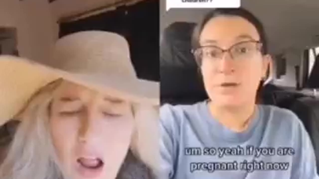 The lady's reactions on the left are hilarious. This is crazy...