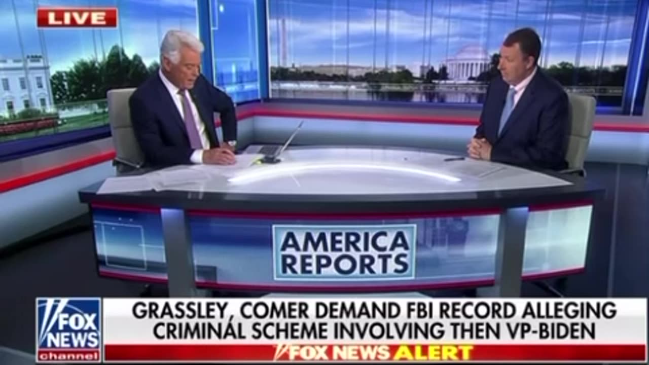 Grassley and Ron Johnson propose criminal investigation into Vice President Biden’s activity.