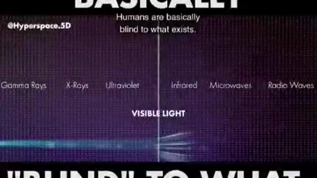 Human being are blind to what exist