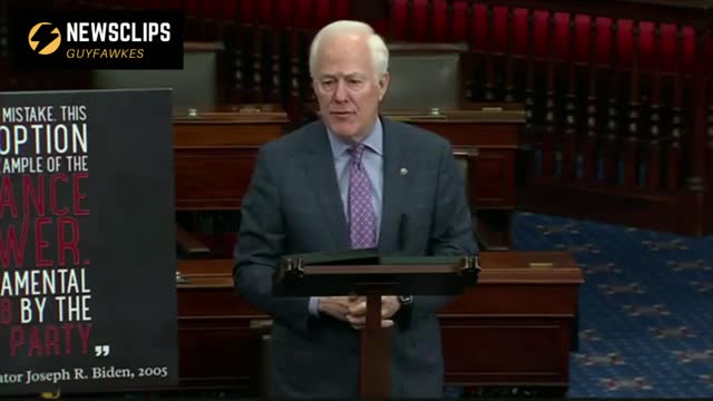 Senator John Cornyn 'Eliminating The Filibuster Is A Display Of Arrogance Of Power'