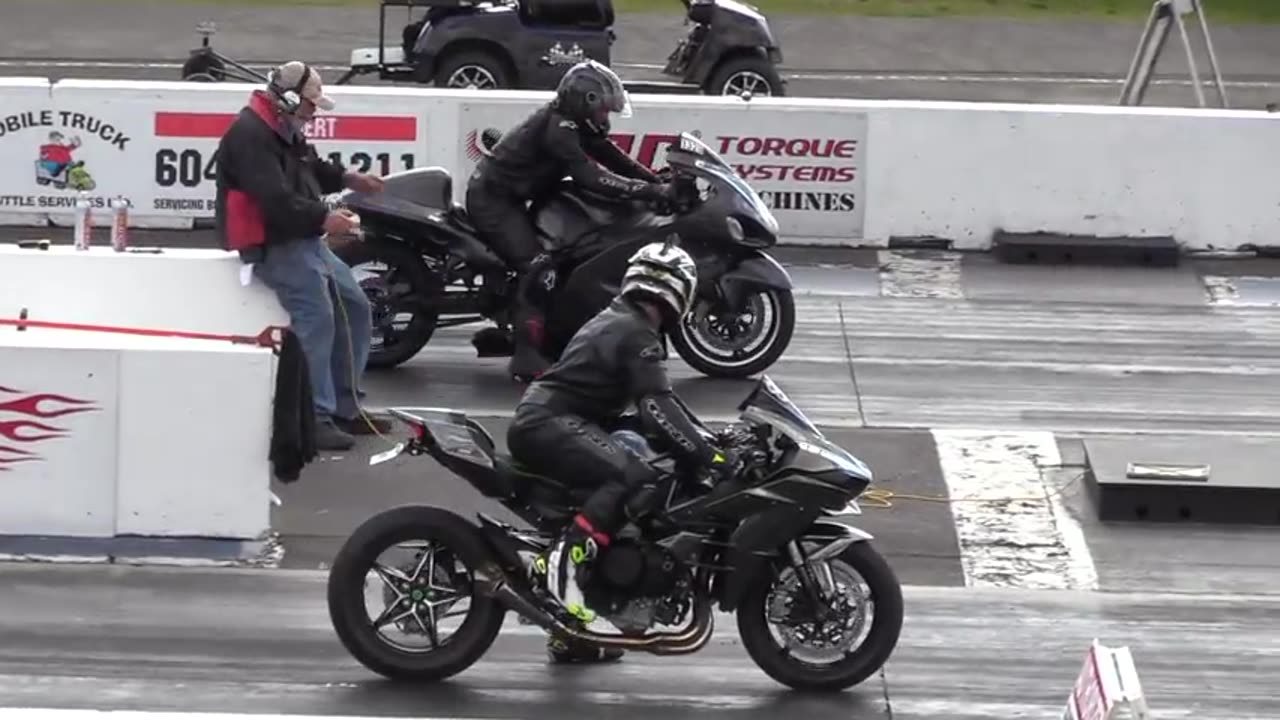 Kawasaki ninja H2 vs Hayabusa