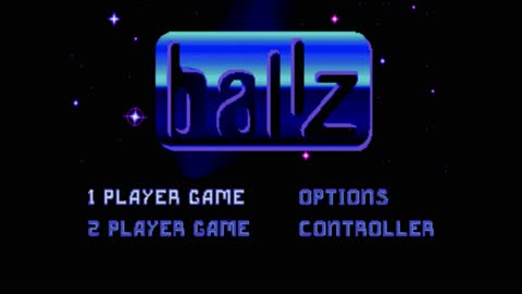 Ballz (Sega Genesis): Title Screen At It's Ballziest