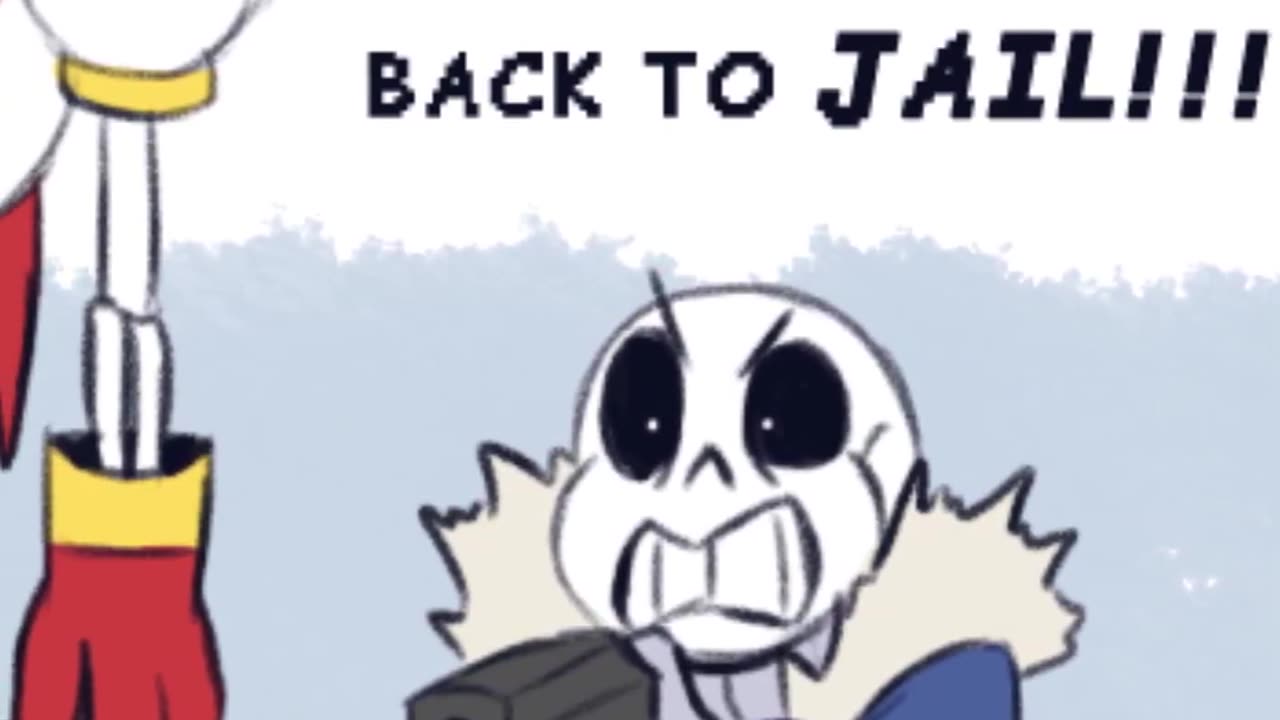 Papyrus and sans find the joke police!undertole comics dub