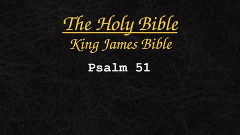 Psalm 51 KJB