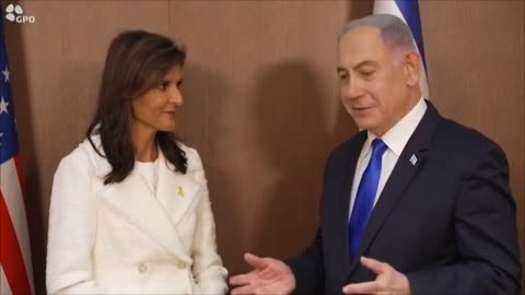 Benjamin Netanyahu ha incontrato Nikki Haley, ex ambasciatrice americana all'ONU.