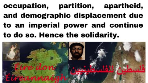 Ireland and Palestine solidarity