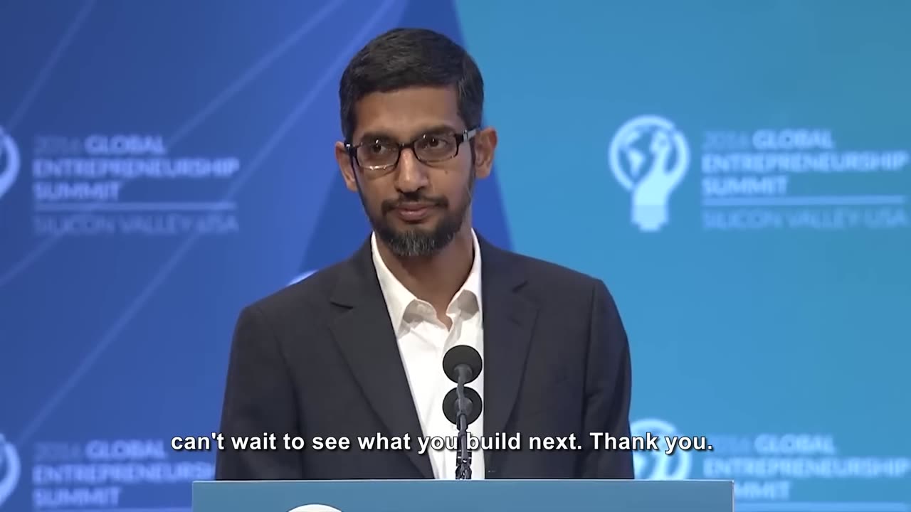 SUNDAR PICHAI's eye opening video