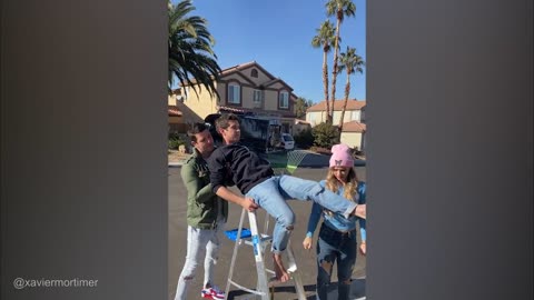 Walking on a street light