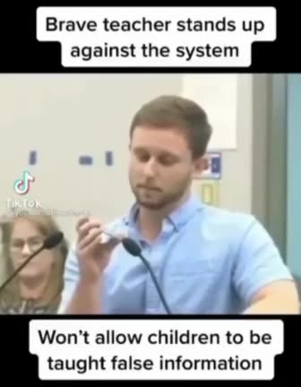 A teacher refuses to "teach" "gender neutral" nonsense