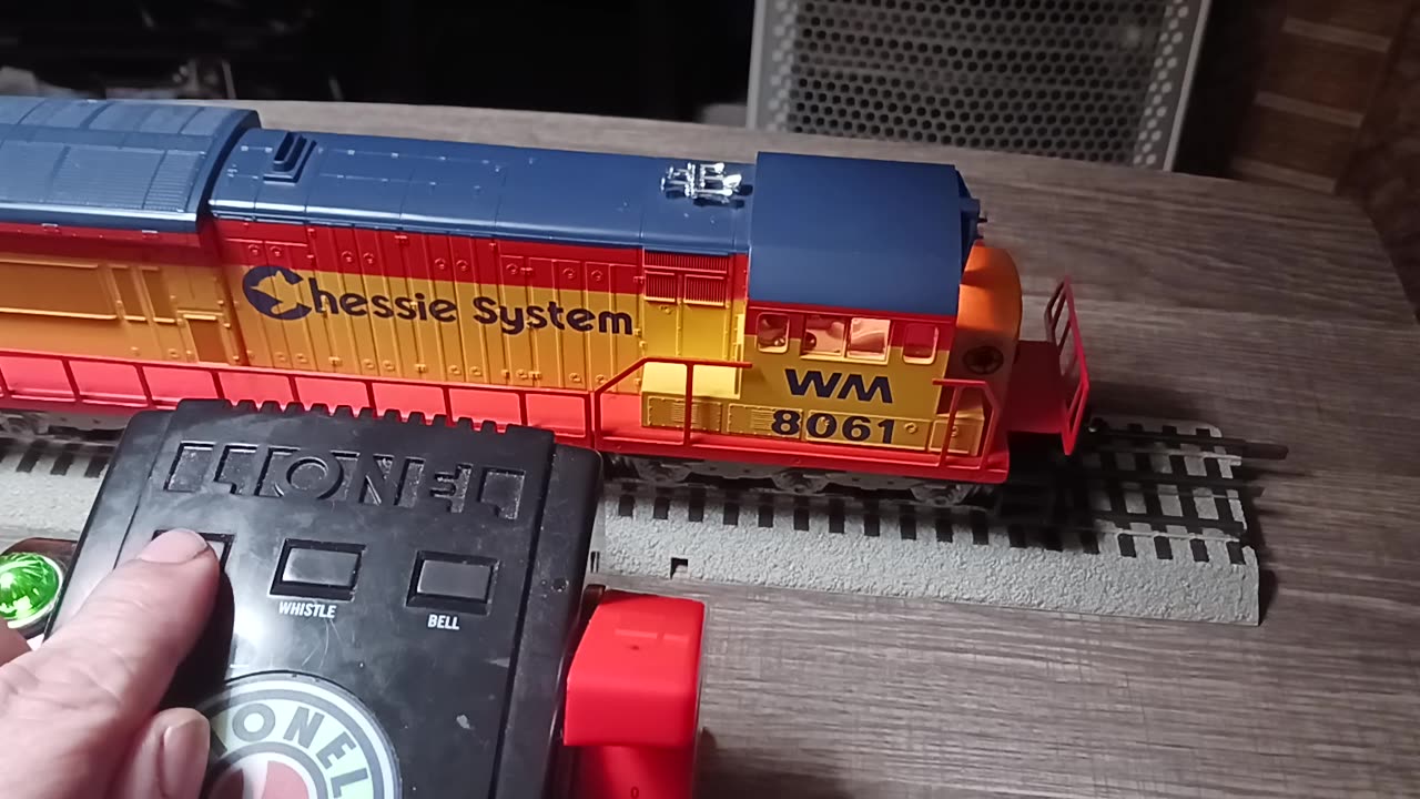 Post War 1980 Lionel Chessie Systems New Reverser Drum Testing