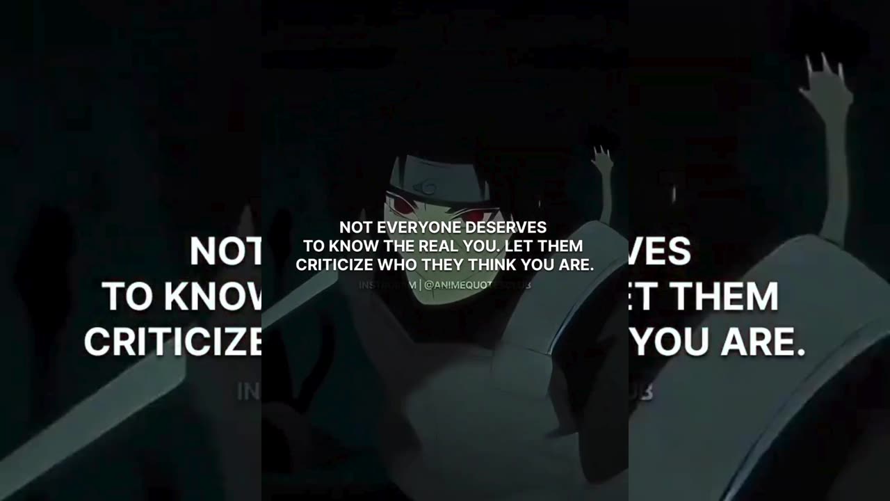 Anime Quotes/ Itachi / Itachi Edit.