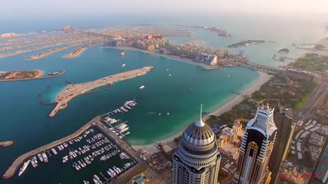 Dubai, United Arab Emirates 🇦🇪 - by drone [4K]