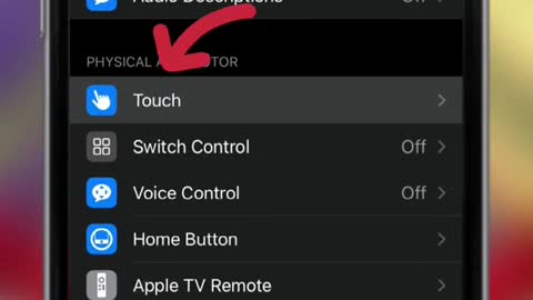 Activate AssistiveTouch 😉😇😊