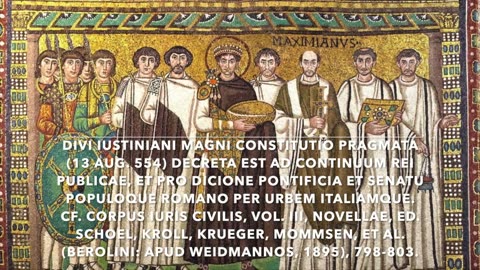 DIVI IUSTINIANI MAGNI CONSTITUTIO PRAGMATA (13 AUG. 554 A.D.) #EDU #ROMA