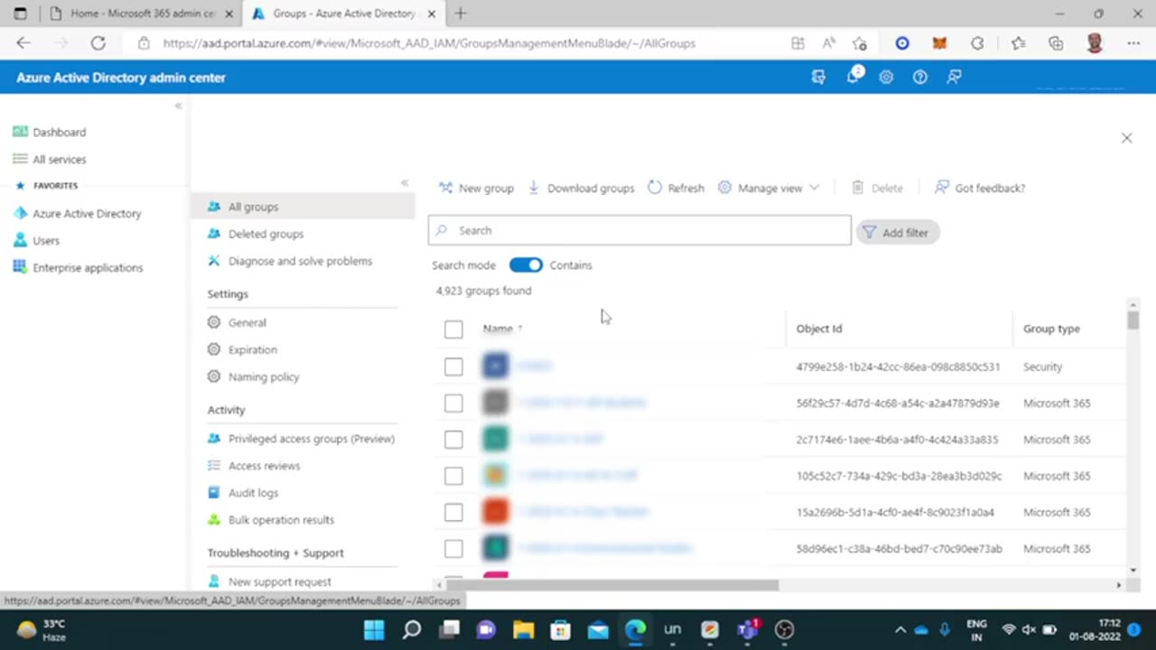 How do I create a dynamic group in Azure