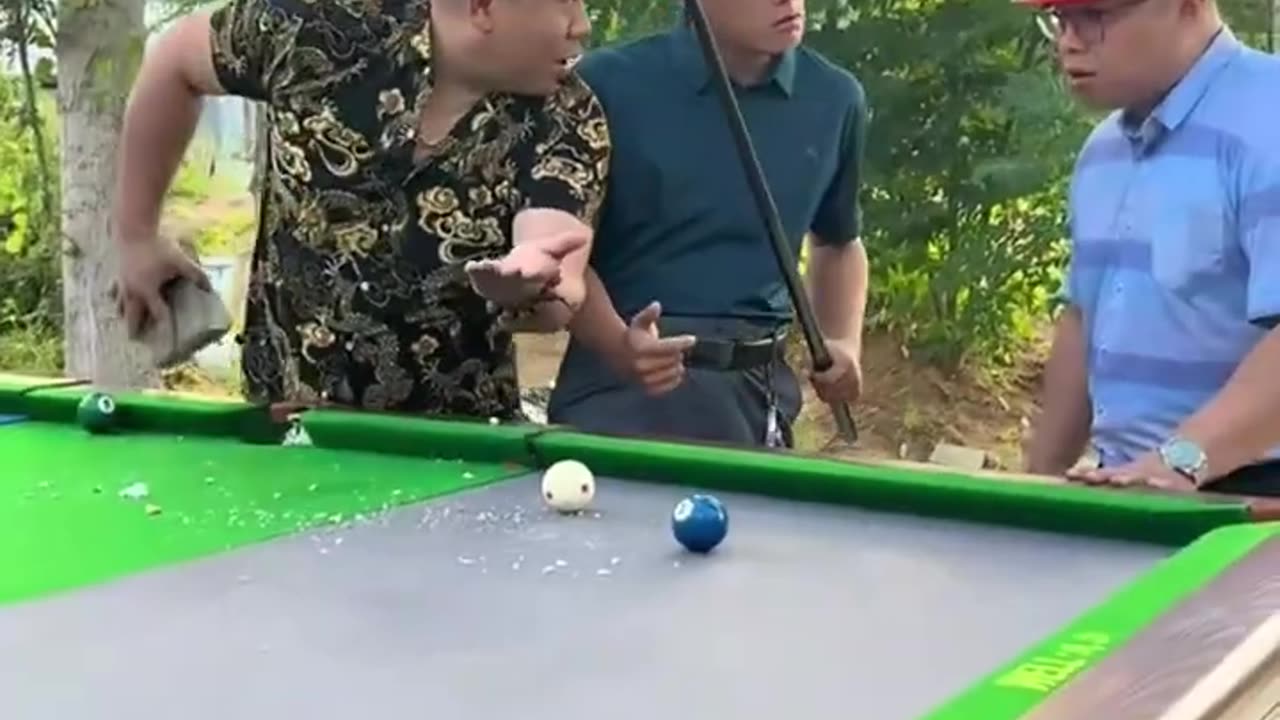 Funny billiards shots