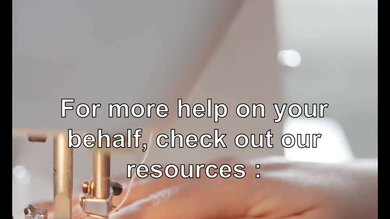 For more help on your behalf, check out our resources :