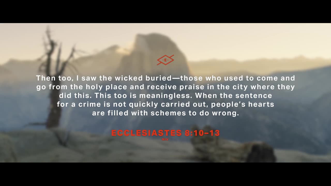 The Book of Ecclesiastes Session 8