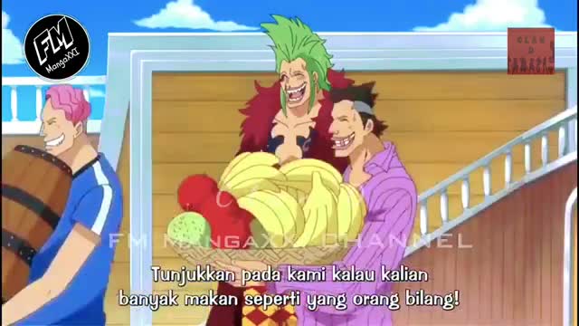 Momen Lucu Kru Mugiwara Saat Sedang Pesta Makan