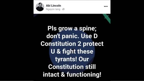 Please grow a spine...