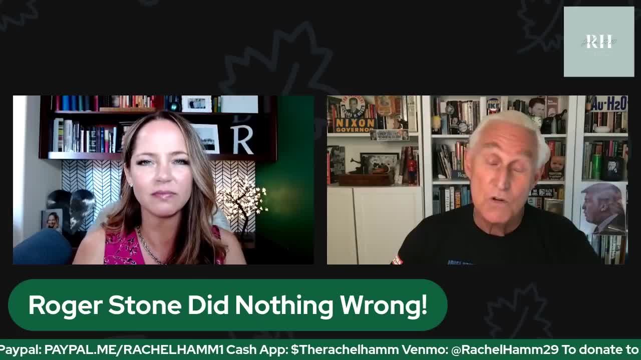 8-3-21 Roger Stone Talks To Rachel About Politics, Faith, & Current Events